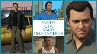 Every GTA Main Characters From GTA 3 to GTA 5