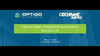 How to Spec Integrated Automation: Bidding Div. 25