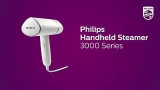 Philips Handheld Steamer 3000 Series (STH3020) - Compact & foldable. Kill 99.9% of bacteria*