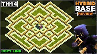 NEW BEST TH14 HYBRID/TROPHY/FARMING Base 2022 | Town Hall 14 Hybrid Base Link - Clash of Clans