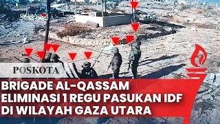 Brigade Al-Qassam Eliminasi 1 Regu Pasukan IDF, Israel Sebut 3 Prajurit Tewas