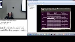 2013 Day2P22 LoB: Lab - Compile Hello and Use readelf to View Program Headers