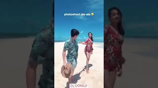 116 Anya Geraldine main bareng bioone di pantai bikin salfok