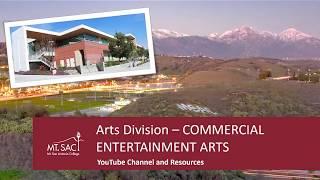 Arts Division - Commercial Entertainment Arts - Introduction