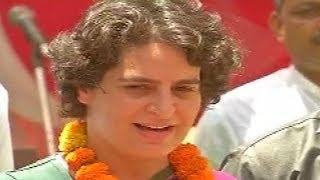 Priyanka Gandhi continues attack on Narendra Modi