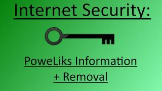 Internet Security: Poweliks Information and REMOVAL