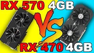 RX 570  VS  RX 470  | DX12  AND  DX11 | Comparison