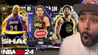 2K DID IT! New Free Dark Matter Trae Young and Free Shaq with GOAT Shaq Packs in NBA 2K24 MyTeam