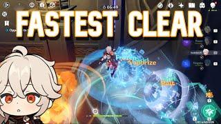 FASTEST Noblesse Domain Clear with Kazuha | Genshin Impact