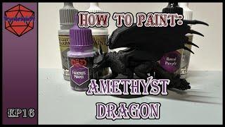 How to Paint: Young Amethyst Dragon