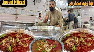 Javed Nihari  l Making Process Beef Nalli Maghaz Nihari l Karachi Street Food