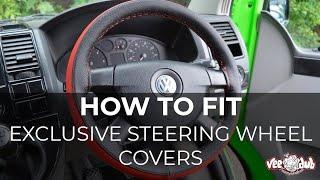 How To Fit Our Exclusive Steering Wheel Covers | Vee Dub Transporters