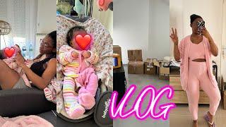 VLOG| Je vous dévoile le prénom de bébé ️🫶 | New bureau | Les 1er jours avec bébé#dalhiailoveyou