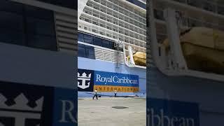 Royal Caribbean Cruise ship at Mumbai Cruise Terminal