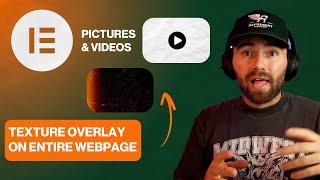 TEXTURE OVERLAY on ENTIRE WEBSITE | Elementor WordPress Flexbox Tutorial