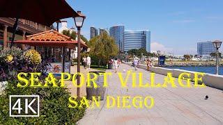 [4K] Seaport Village - San Diego California