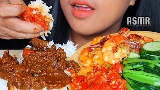 ASMR RENDANG DAGING SAPI ||MUKBANG INDONESIA #ASMR #asmrsounds #asmrvideo #rendang