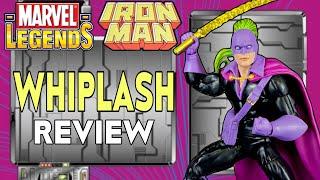 Marvel Legends WHIPLASH Action Figure Review | Iron Man Retro Wave