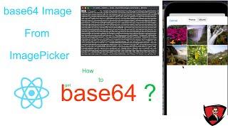 How to get base64 with image picker in react native