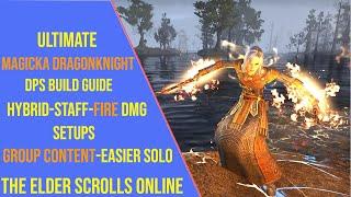 Ultimate Magicka Dragonknight DPS Build Guide for ESO Update 45