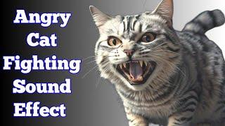 Angry Cat Fighting Sound Effect | Horrible Cat Sounds