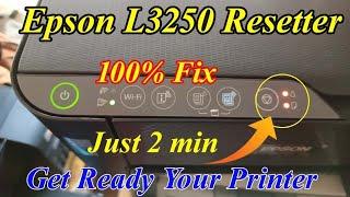 Epson l3250 orange light blinking !! Epson l3150 resetting  || #Review 