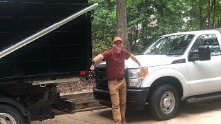 Perfect combination of trucks for junk removal business.