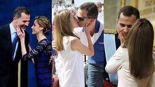 World Unique Queen Letizia Romantic Couple Photo Albums Royal Queen  Most Stylish Queen