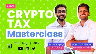 Crypto Tax Masterclass | How to file Crypto Taxes | How to get Crypto TDS Refund