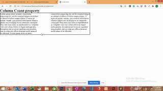 column-count in CSS