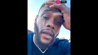 Deontay Wilder TEARS UP On LIVE After Devastating LOSS Againt Zhilei Zhang