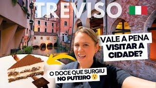 Viajamos até Treviso no norte da Itália para comer o doce italiano mais famoso do mundo