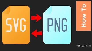 How to Convert SVG to PNG File | FREE Online | Windows 10 & Mac