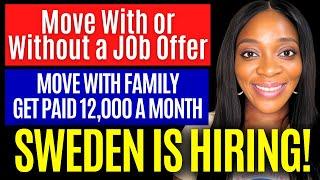 Relocate to Sweden for FREE in 2 MONTHS | Hurry and Apply