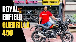 Royal Enfield Guerrilla 450 Review | Honest first ride experience | Better than Harley & Triumph