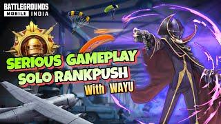 Solo Rankpush with Wayu| BGMI | WAYUisLIVE | NOOB TO PRO POSSIBLE?