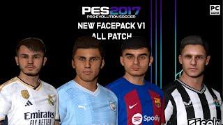 PES 2017 PC | NEW MOD FACEPACK V1 ALL PATCH +151 FACE