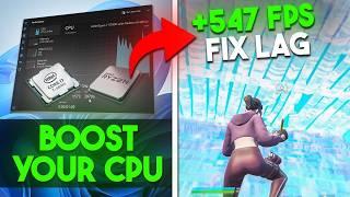 How To Boost Your CPU/Processor For Gaming & Performance in 2024 - BOOST FPS & FIX Stutters