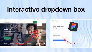 How to prototype Interactive dropdown box in Figma - Expert Azi