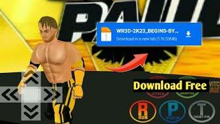 Logan paul vs Seth Rollins | wr3d 2k22 mod | wr3d 2k22 mod download link