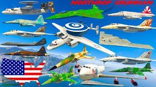 GTA V: USA Air Force Northrop Grumman Airplanes Pack Best Extreme Longer Crash and Fail Compilation