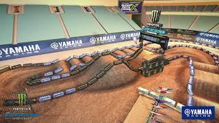 Yamaha Animated Track Map - Anaheim 1 2025