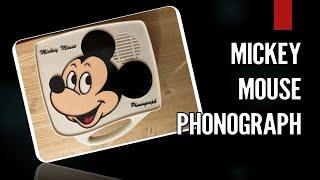 1970s Mickey Mouse Record Player Demo and Rebuild
