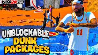 BEST DUNK ANIMATIONS 2K23 for CURRENT & NEXT GEN ANY BUILD | BEST UNBLOCKABLE DUNK PACKAGES NBA 2K23