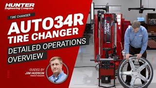 The Hunter Auto34R Tire Changer: Detailed operations video