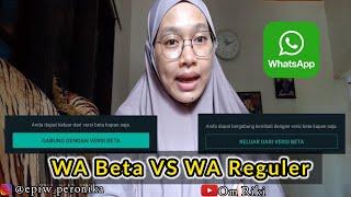 Penjelasan WhatsApp Versi Beta dan WhatsApp Versi Reguler | WA Web Lelet