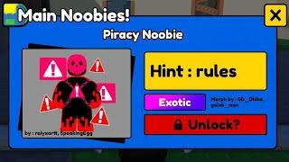 How to get PIRACY Noobie in FIND THE NOOBIES MORPHS Roblox