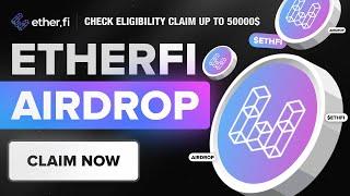 Crypto Airdrop | 1000$ Live Claiming ETHERFI Airdrop