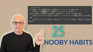 25 Nooby VBA Habits You Need to Ditch Right Now