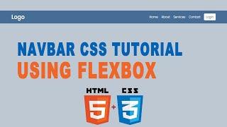 Navbar CSS Tutorial | Create a Navigation Bar With Flexbox